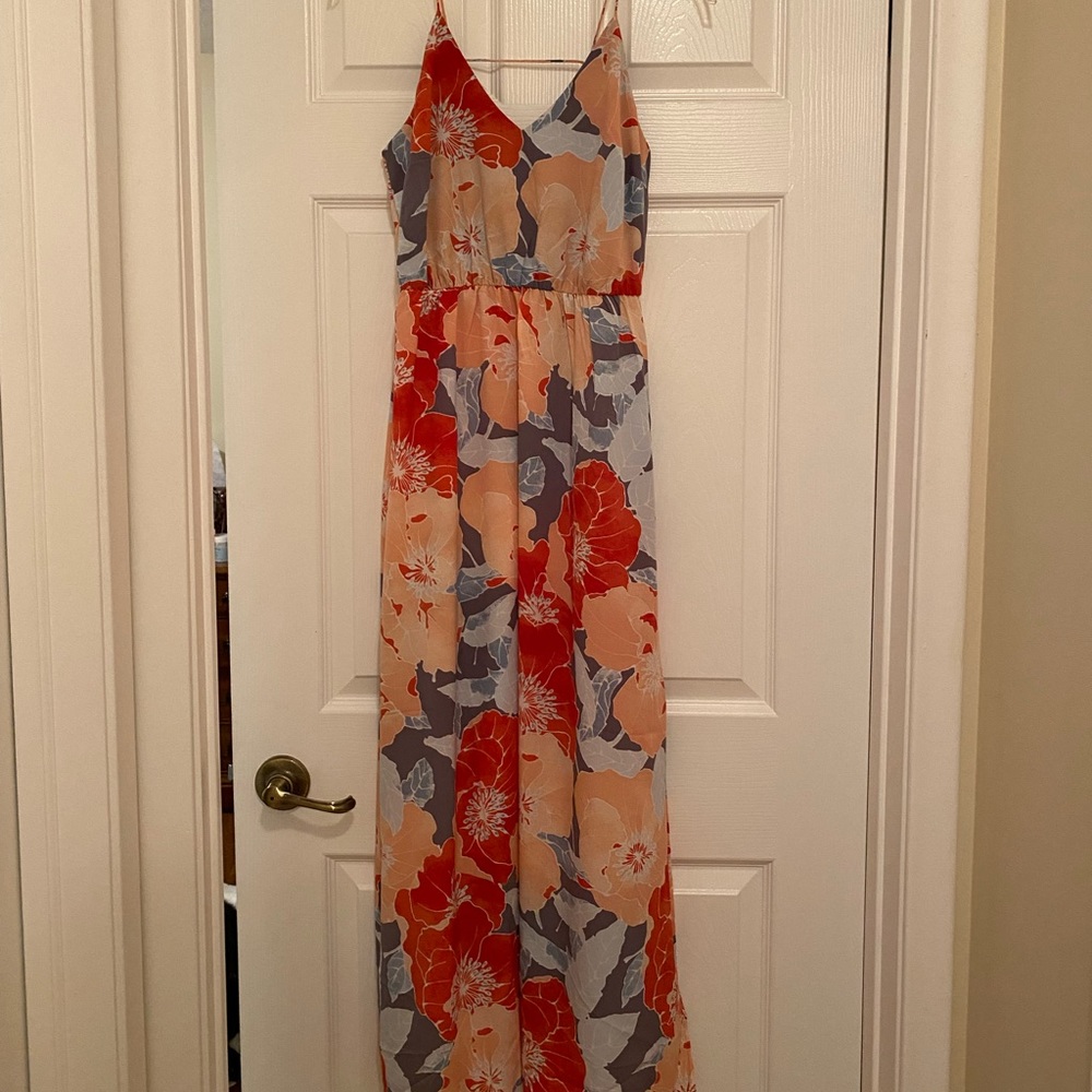 LOFT Floral Maxi Dress